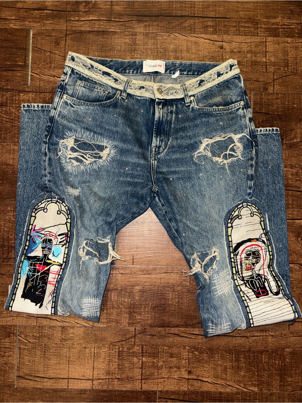 Basquiat X H&M Jeans